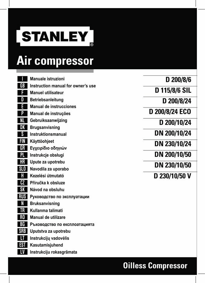 Informazioni Sui Compressori D'aria NAPA, Manuali E Sedi Di Assistenza